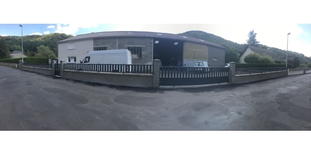 portail clôture alu